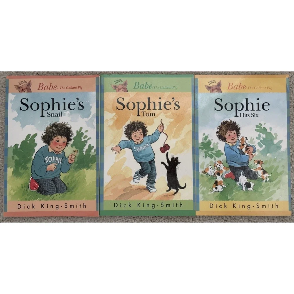 Babe Gallant Pig Series 3 Chapter Book Lot Sophie Dick King Smith Homeschool AR